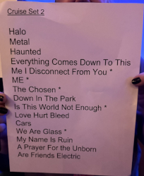 Royal Caribbean Cruise Set List 2